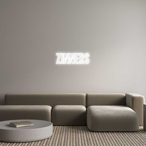 Individuelles Neon: Zinners