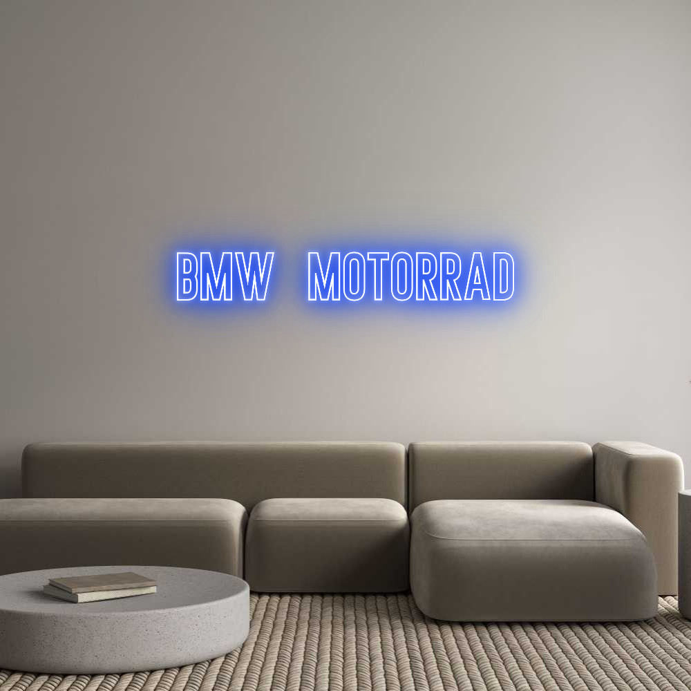 Individuelles Neon: BMW  Motorrad