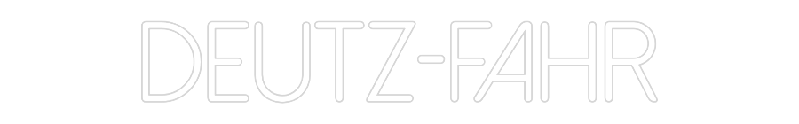 Individuelles Neon: DEUTZ-FAHR