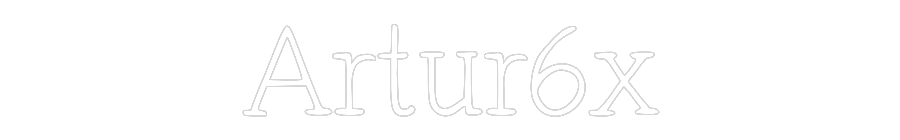 Individuelles Neon: Artur6x