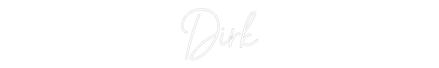 Individuelles Neon: Dirk
