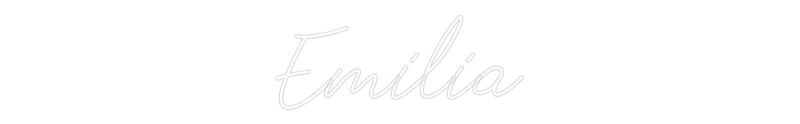 Individuelles Neon: Emilia