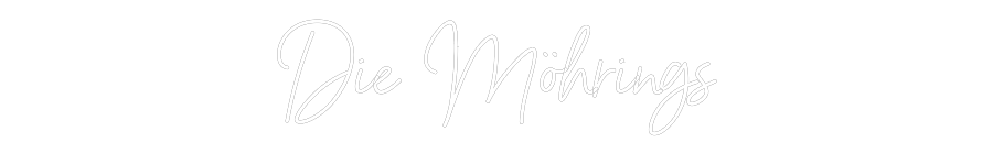 Individuelles Neon: Die Möhrings