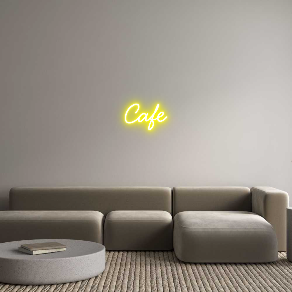 Individuelles Neon: Cafe