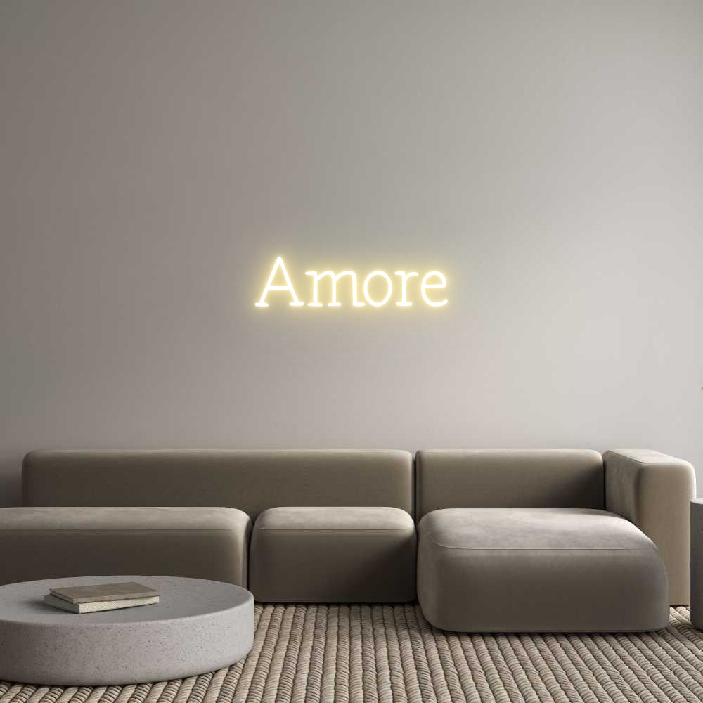 Individuelles Neon: Amore