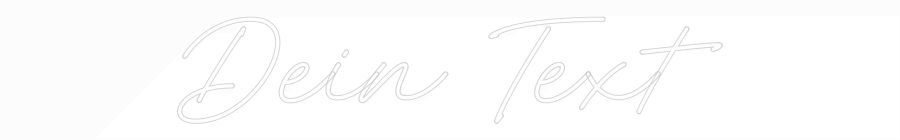 Individuelles Neon: Dein Text