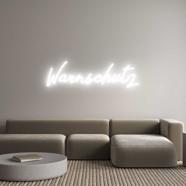 Individuelles Neon: Warnschutz