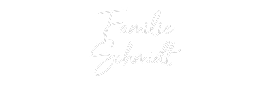 Individuelles Neon: Familie 
Sch...