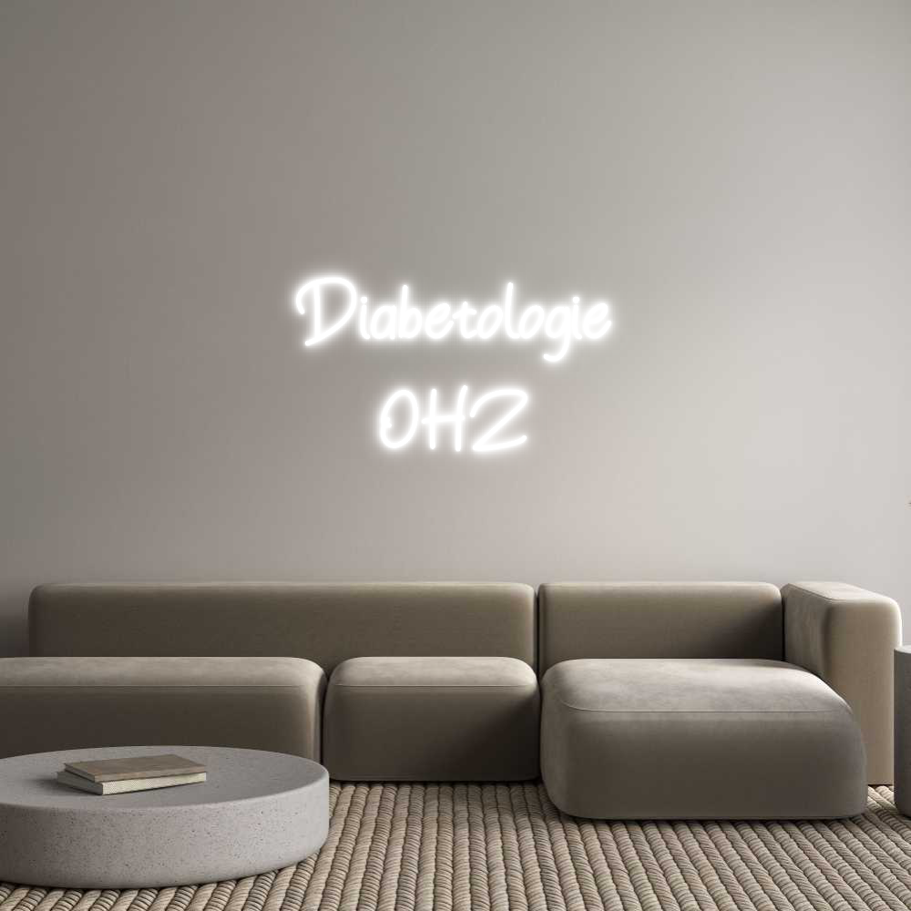 Individuelles Neon: Diabetologie...