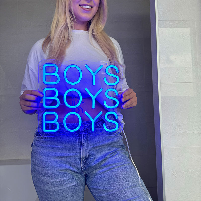 Neon Schild Boys Boys Boys