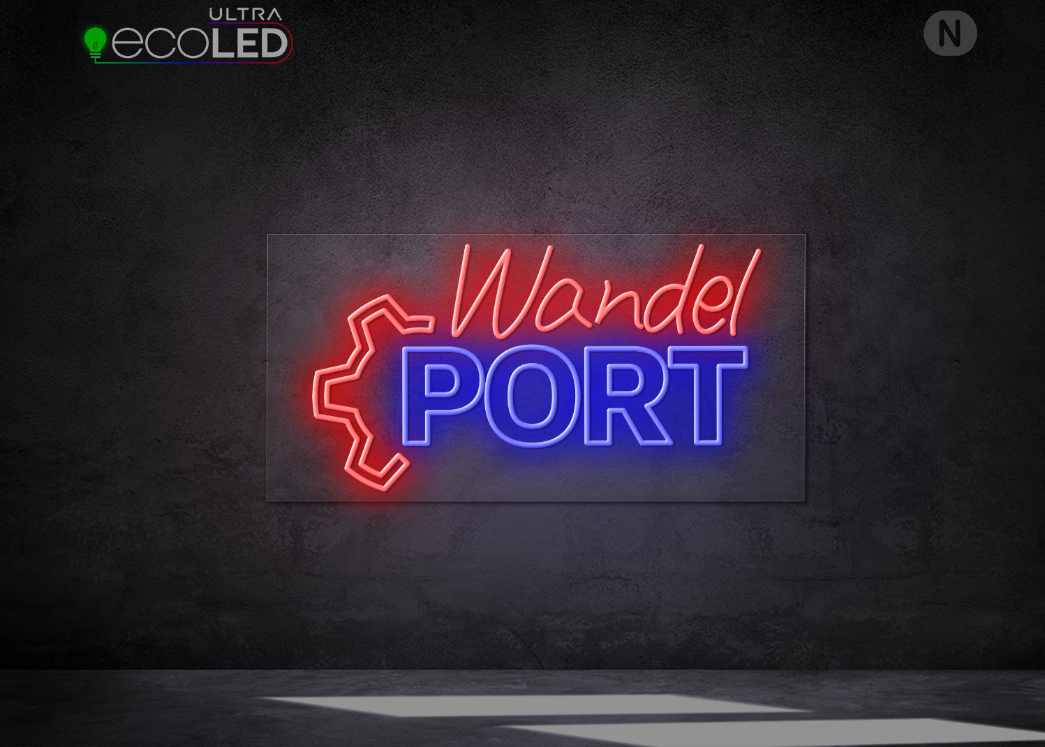 Individuelles Neonschild