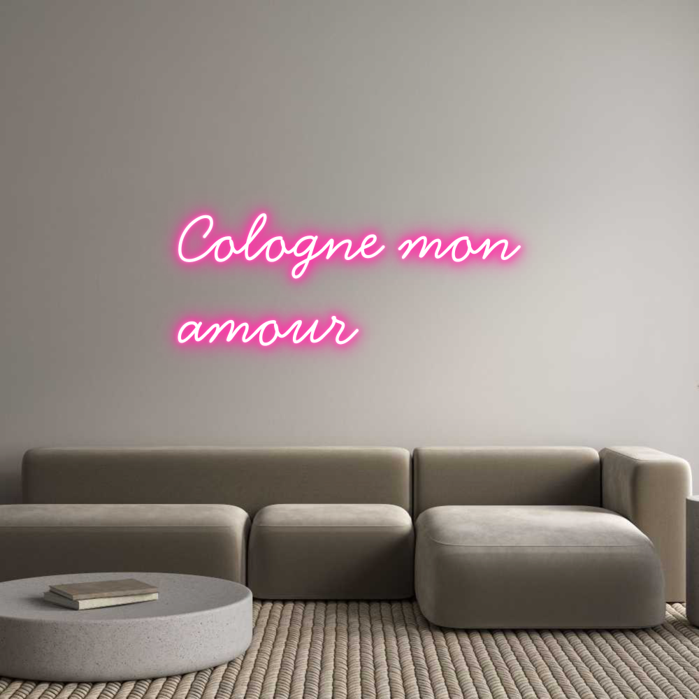 Individuelles Neon: Cologne mon
...