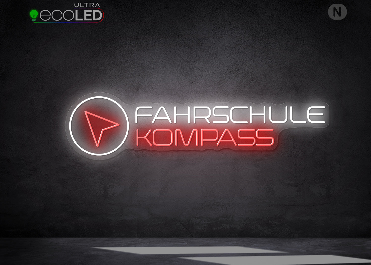 Individuelles Neonschild