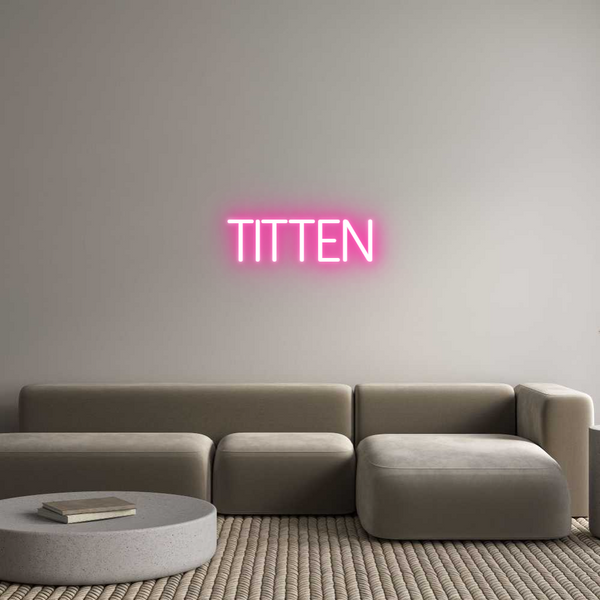 Individuelles Neon: Titten