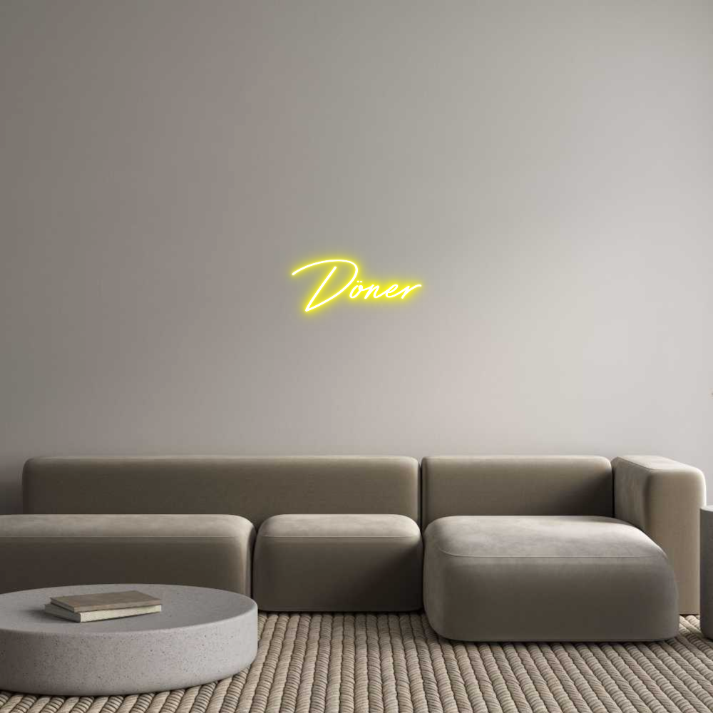 Individuelles Neon: Döner
