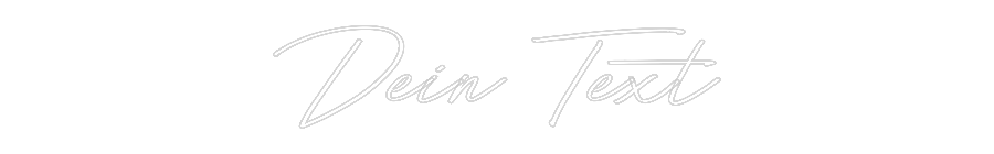 Individuelles Neon: Dein Text