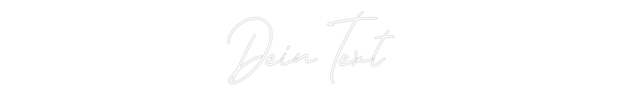 Individuelles Neon: Dein Text