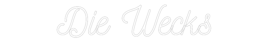Individuelles Neon: Die Wecks