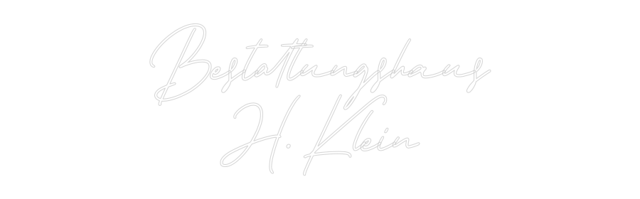 Individuelles Neon: Bestattungsha...