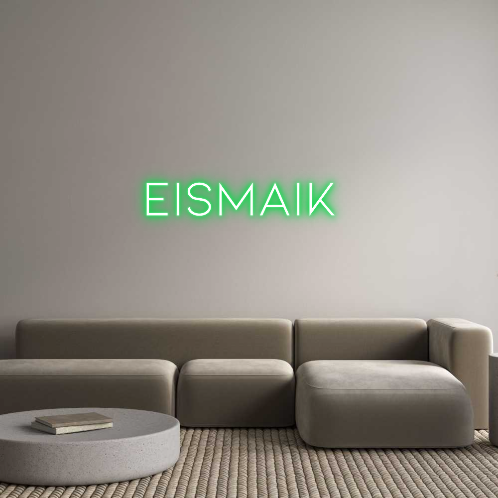 Individuelles Neon: EISMAIK