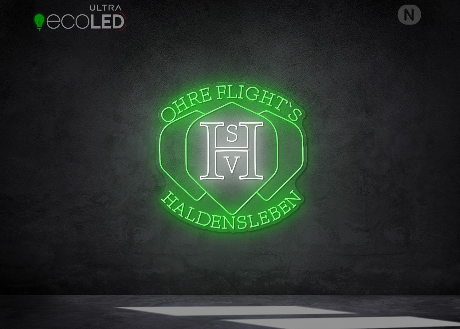 Individuelles Neonschild