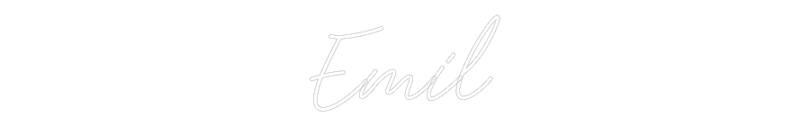 Individuelles Neon: Emil