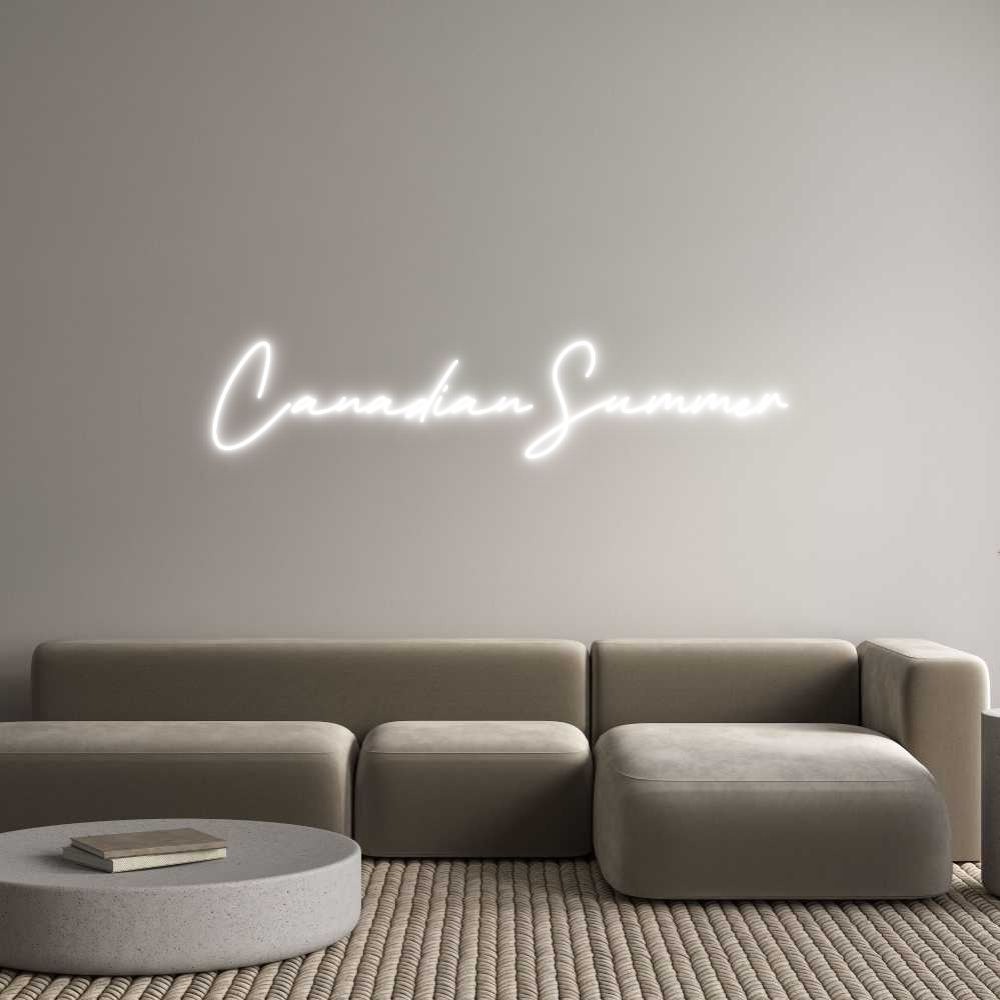 Individuelles Neon: Canadian Summer