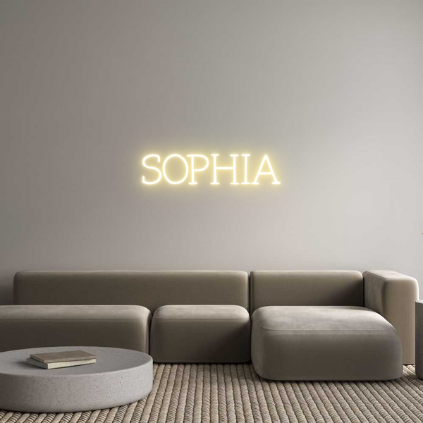 Individuelles Neon: SOPHIA