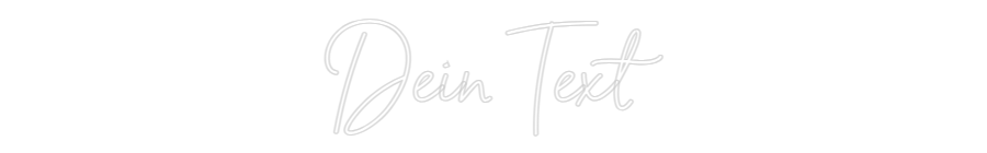 Individuelles Neon: Dein Text