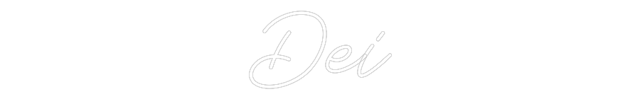 Individuelles Neon: Dei