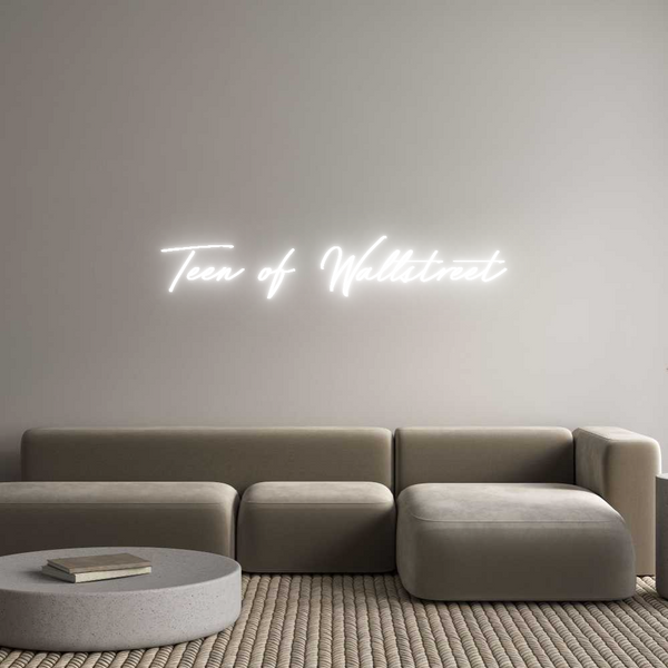 Individuelles Neon: Teen of Walls...