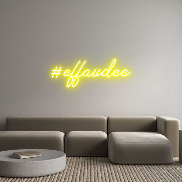 Individuelles Neon: #effaudee