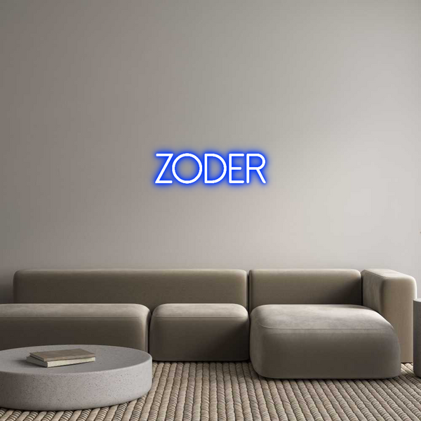 Individuelles Neon: Zoder