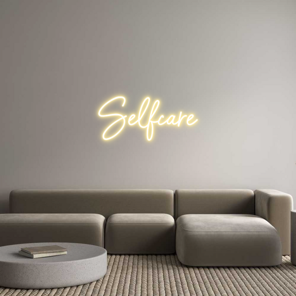 Individuelles Neon: Selfcare