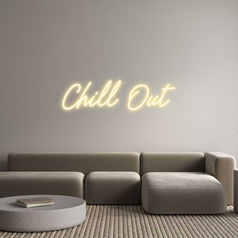 Individuelles Neon: Chill Out