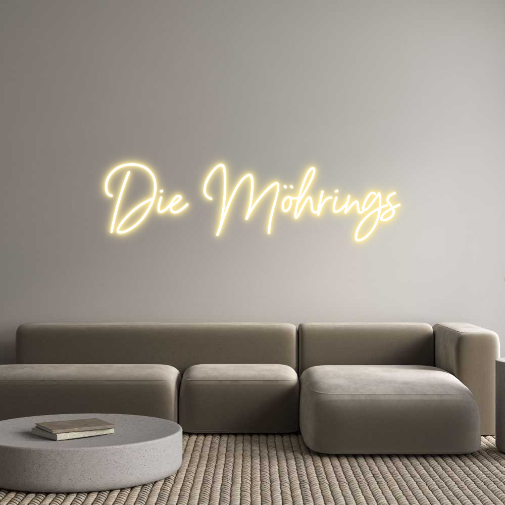 Individuelles Neon: Die Möhrings