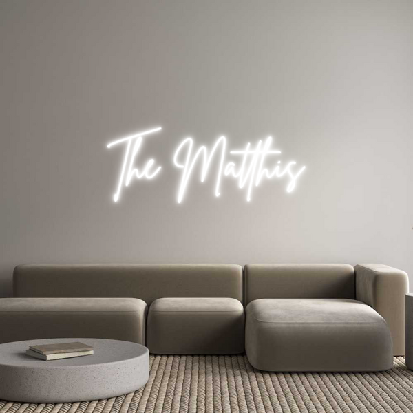 Individuelles Neon: The Matthis