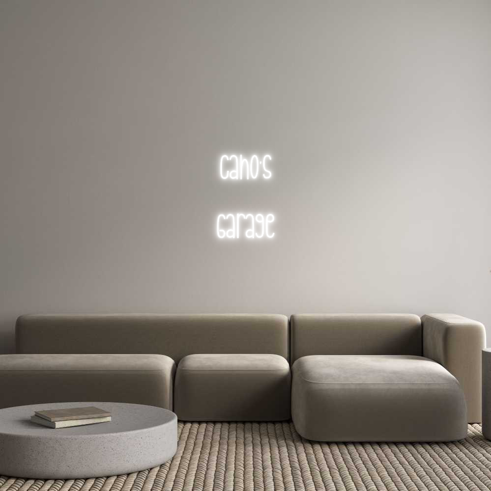 Individuelles Neon: Cano‘s
Garage