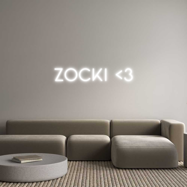 Individuelles Neon: zocki <3