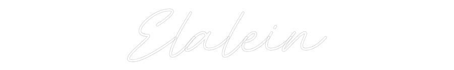 Individuelles Neon: Elalein