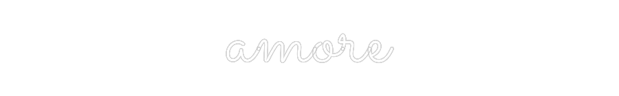 Individuelles Neon:  amore