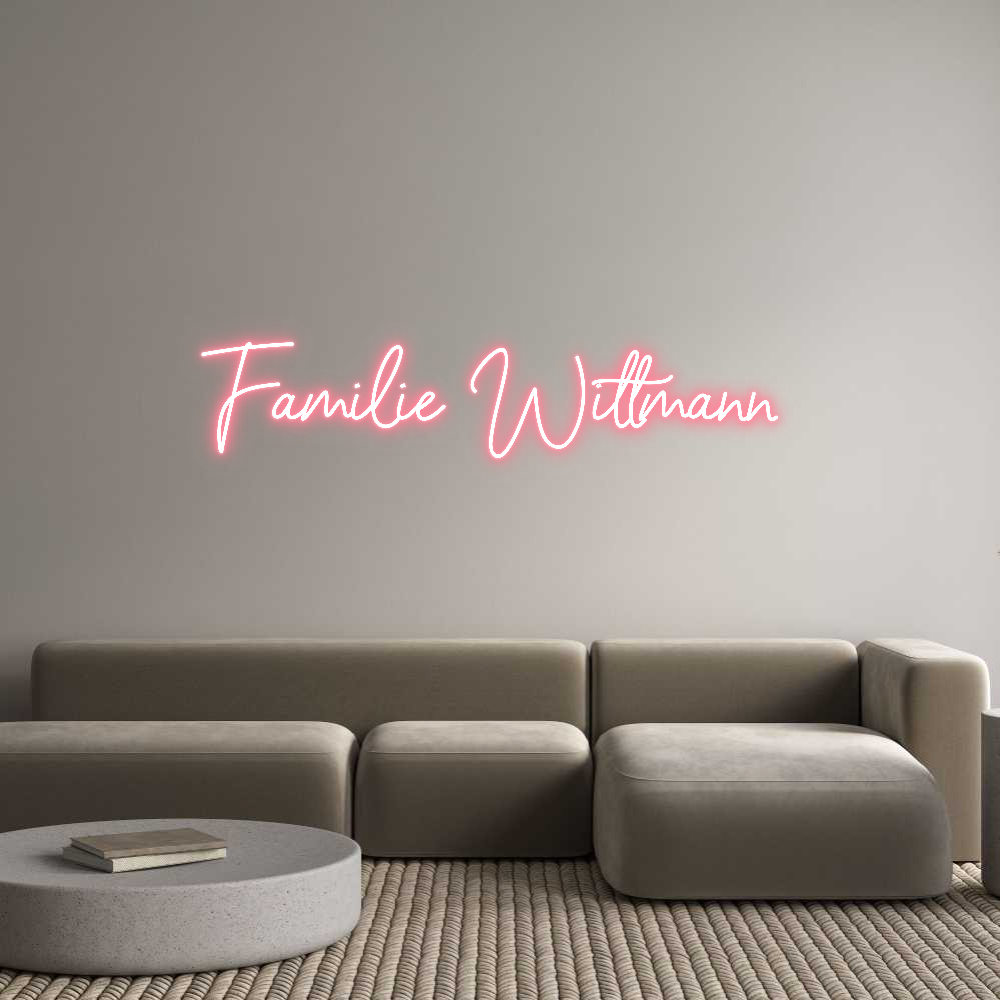Individuelles Neon: Familie Wittm...