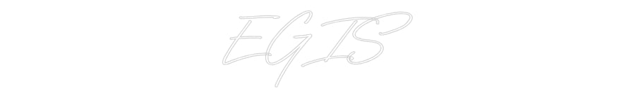 Individuelles Neon: EGIS