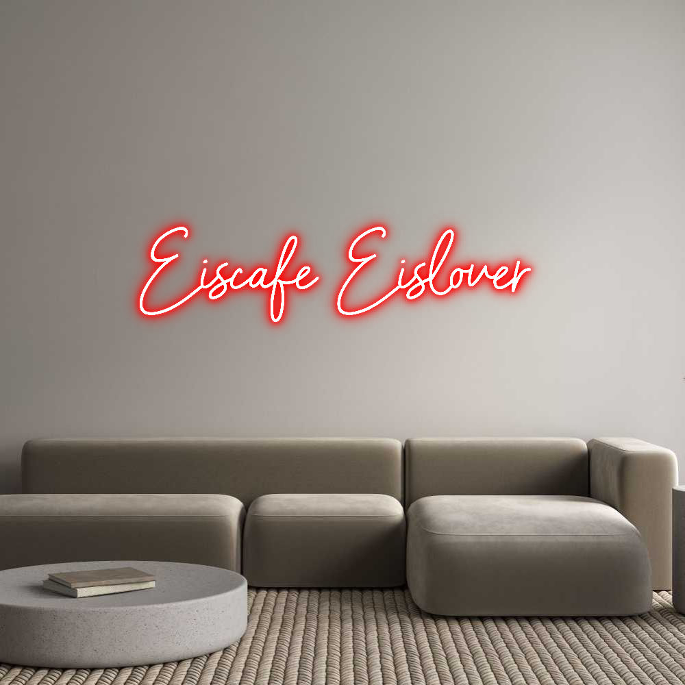 Individuelles Neon: Eiscafe Eislo...