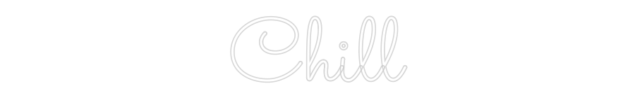 Individuelles Neon: Chill