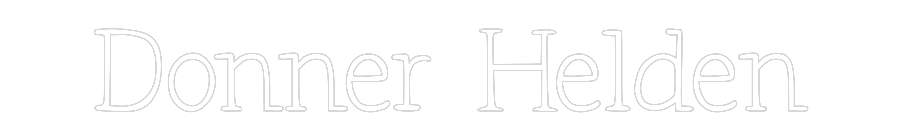 Individuelles Neon: Donner Helden