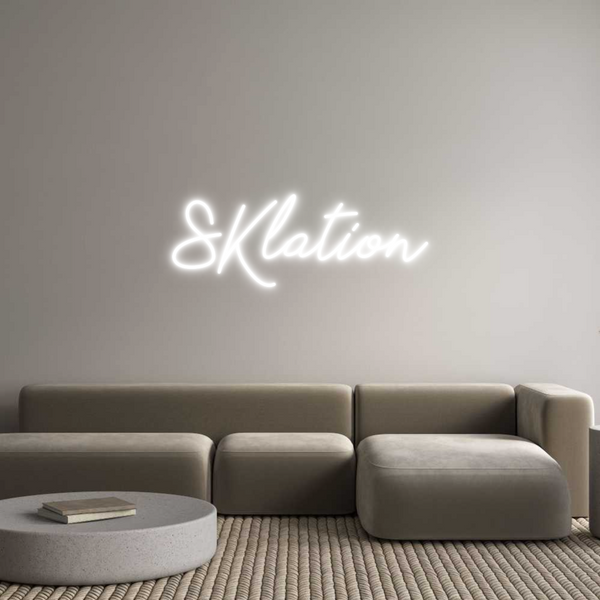 Individuelles Neon: SKlation