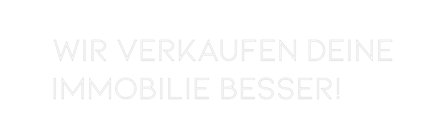 Individuelles Neon: Wir verkaufen...