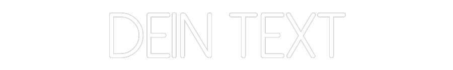 Individuelles Neon: Dein Text