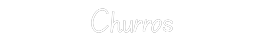 Individuelles Neon: Churros